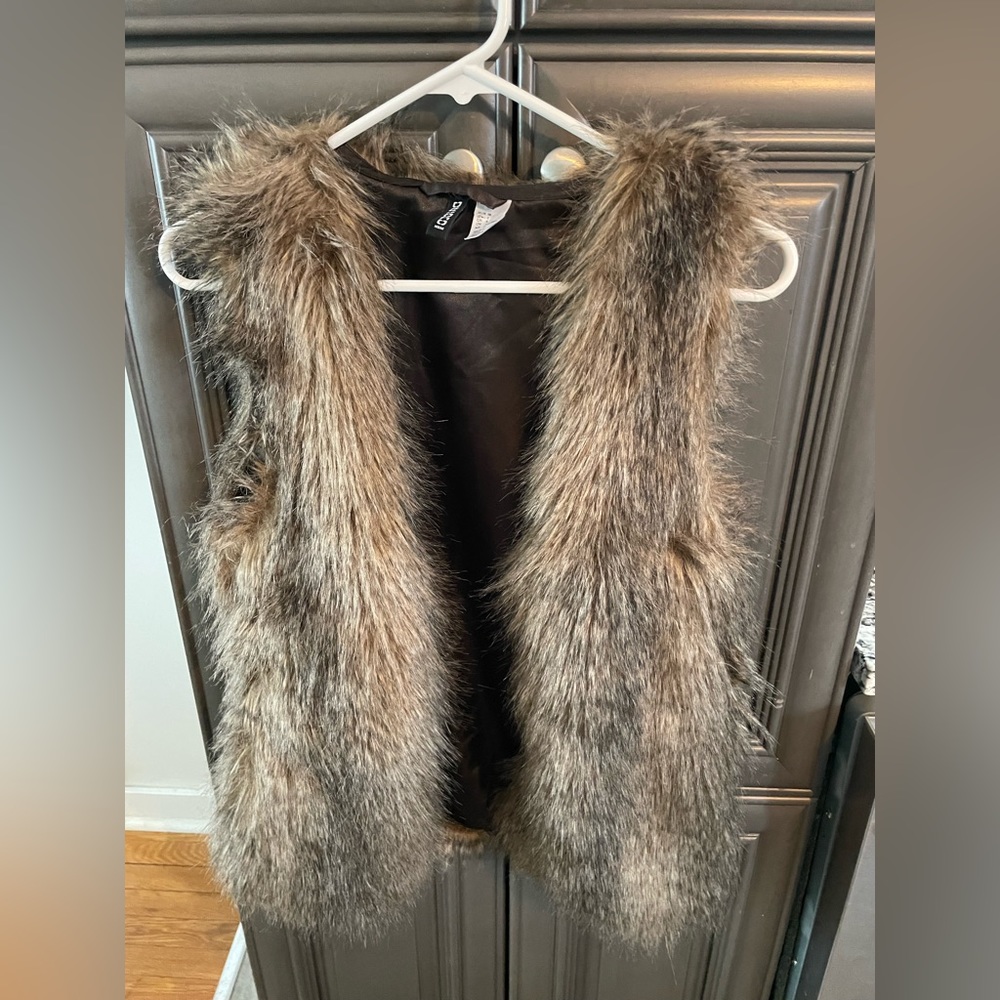 Faux Fur H&M vest